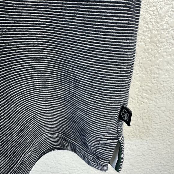 Ted Baker Polo Shirt Mens Small 2 Taigaa Striped Navy Blue Golf Preppy Classic - Picture 10 of 14